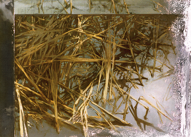 9.
Part of polyptych,
Study for the Story about the Return of the Prodigal Son.
1994/96
Oil and canvas on wood panel. ~150x135 cm
[Detail]