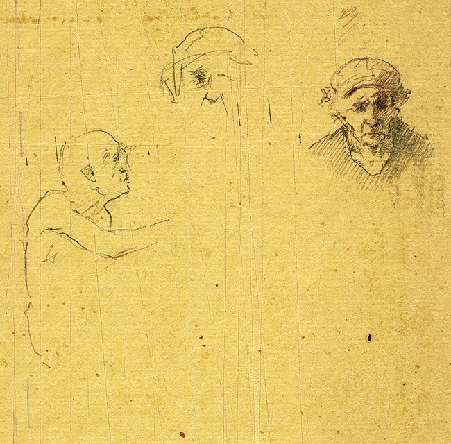 16.2.
Drawing. 1992
Coloured pencil on yellow paper. 125x127 mm