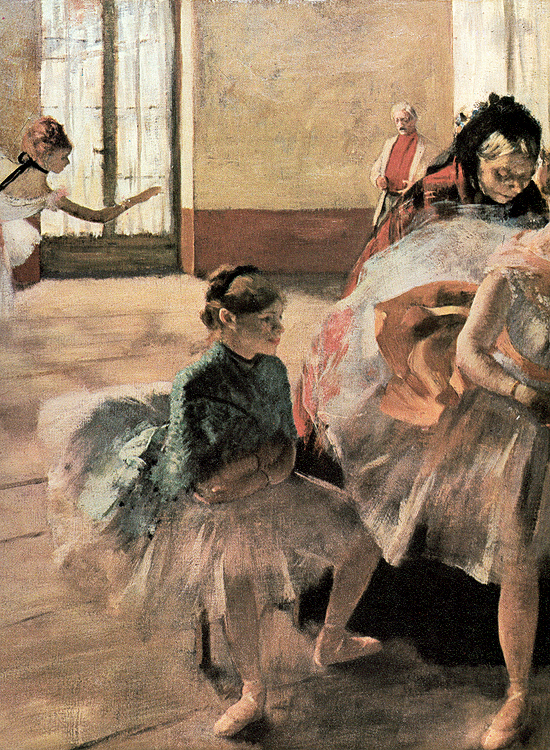 Э. Дэга,
Репетиция, 1877. (деталь)