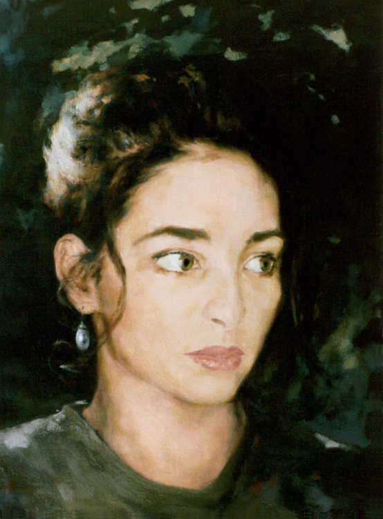 28.
Portret mlade žene. 1992.
Ulje na platnu. 60x46 cm