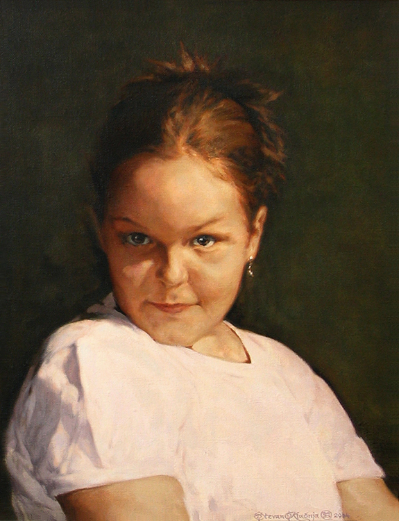32.
Portrait of the Daughter. 2004
Oil on canvas. 60x46 cm